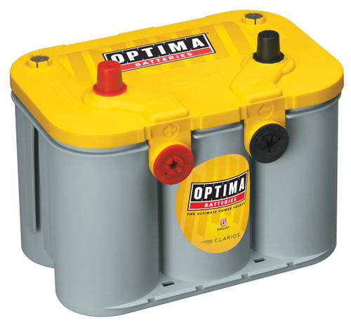 Battery - YellowTop D34/78 - AGM - 12V - 870 Cranking amps - Top Post / Threaded Side Terminals - 10.000 in L x 7.812 in H x 6.875 in W - Each