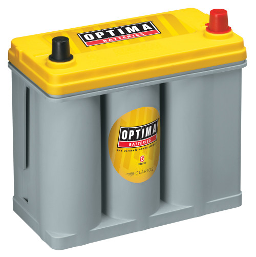 Battery - YellowTop D51R - AGM - 12V - 575 Cranking amps - Top Post Terminals - 9.31 in L x 8.94 in H x 5.06 in W - Each