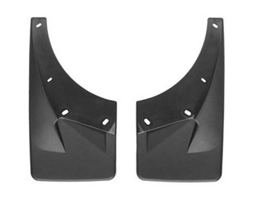 Mud Flap - DigitalFit No-Drill - Front - Plastic - Black / Textured - GM Fullsize SUV 2007-13 - Pair