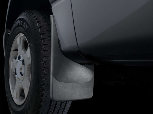 Mud Flap - DigitalFit No-Drill - Front - Plastic - Black / Textured - GM Fullsize Truck 2014-15 - Pair