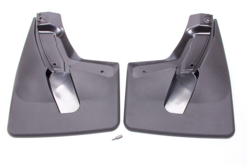 Mud Flap - DigitalFit No-Drill - Front - Plastic - Black / Textured - GM Fullsize SUV 2014-15 - Pair
