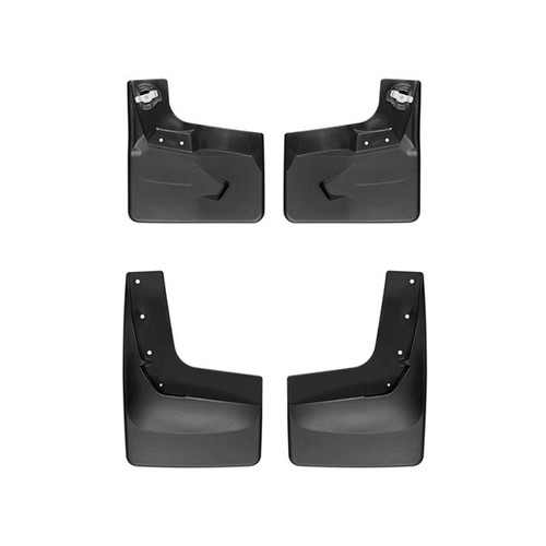 Mud Flap - DigitalFit No-Drill - Front - Plastic - Black / Textured - Max - Ford Fullsize SUV 2018-19 - Pair