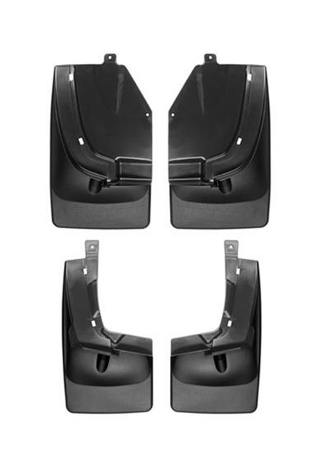 Mud Flap - DigitalFit No-Drill - Front / Rear - Black / Textured - Ford Compact Truck 2019-20 - Kit