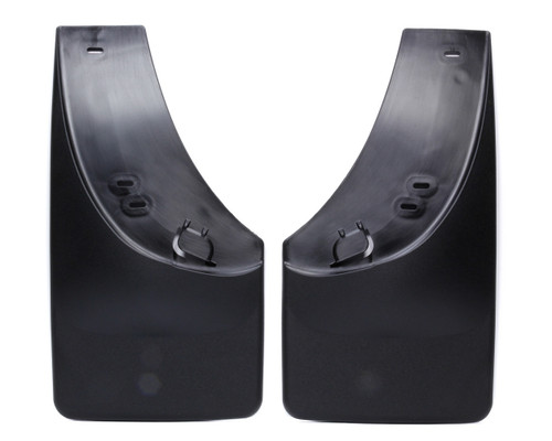 Mud Flap - DigitalFit No-Drill - Rear - Plastic - Black / Textured - GM Fullsize Truck 1996-2007 - Pair