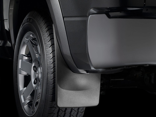Mud Flap - DigitalFit No-Drill - Rear - Plastic - Black / Textured - Dodge Ram Fullsize Truck 2009-14 - Pair