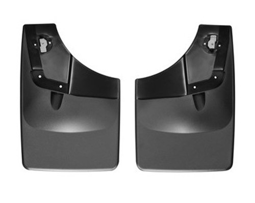 Mud Flap - DigitalFit No-Drill - Rear - Plastic - Black / Textured - Ford Fullsize Truck 2015 - Pair