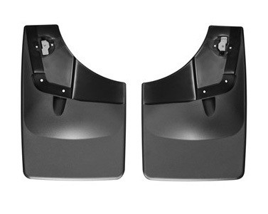 Mud Flap - DigitalFit No-Drill - Rear - Plastic - Black / Textured - Ford Fullsize Truck 2015 - Pair