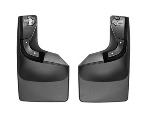 Mud Flap - DigitalFit No-Drill - Rear - Plastic - Black / Textured - Ford Fullsize Truck 2017 - Pair