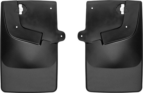 Mud Flap - DigitalFit No-Drill - Rear - Plastic - Black / Textured - GM Midsize Truck 2017-22 - Pair