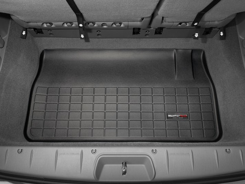 Cargo Liner - Behind 3rd Row - Plastic - Black / Textured - Chrysler / Dodge / Volkswagen Compact Van 2005-13 - Each