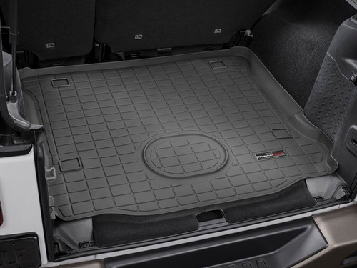 Cargo Liner - Behind 2nd Row - Plastic - Black / Textured - 4-Door - Jeep Wrangler JK 2015-16 - Each