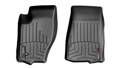 Floor Liner - Front - Plastic - Black / Textured - Jeep Grand Cherokee 2005-10 - Pair