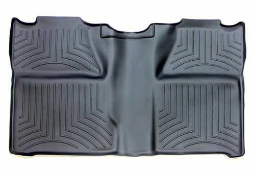 Floor Liner - 2nd Row - Plastic - Black / Textured - Crew Cab - GM Fullsize Truck 2007-13 - Each