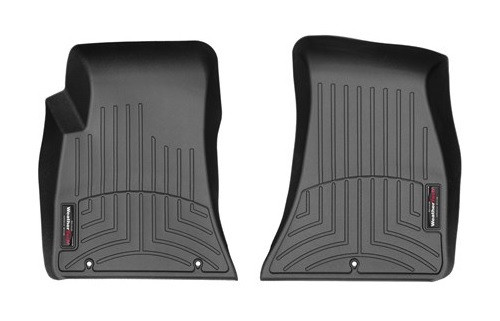 Floor Liner - Front - Plastic - Black / Textured - Dodge Challenger 2015-23 - Pair