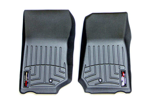 Floor Liner - Front - Plastic - Black / Textured - Jeep Wrangler JK 2007-13 - Pair