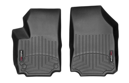 Floor Liner - Front - Plastic - Black / Textured - Chevy Equinox 2018 - Pair