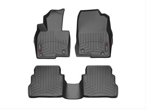 Floor Liner - Front / 2nd Row - Plastic - Black / Textured - Mazda CX-5 2017-22 - Kit