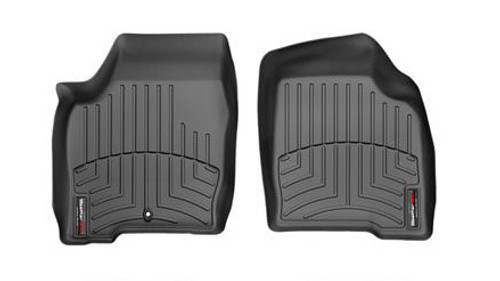 Floor Liner - Front - Plastic - Black / Textured - GM Fullsize Car 2006-13 - Pair