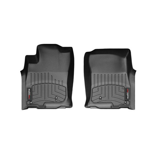 Floor Liner - Front - Plastic - Black / Textured - Ford Fullsize SUV 2018-19 - Pair