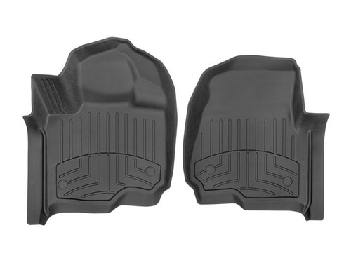 Floor Liner - HP - Front - Plastic - Black / Textured - Ford Fullsize SUV 2018-21 - Pair