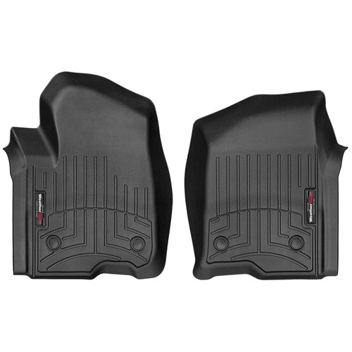 Floor Liner - Front - Plastic - Black / Textured - GM Fullsize Truck 2019 - Pair