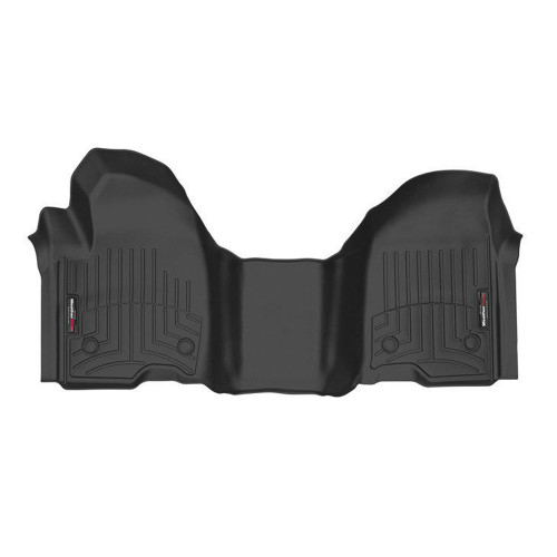 Floor Liner - Front - Over the Hump - Plastic - Black / Textured - Crew Cab - Bench Seats - GM Fullsize Truck 2019-20 - Each