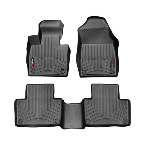 Floor Liner - Front / 2nd Row - Plastic - Black / Textured - Nissan Altima 2019 - Kit