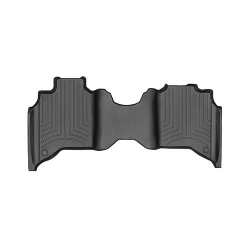 Floor Liner - 2nd Row - Plastic - Black / Textured - Crew Cab - 2500 - Bench Seats - Vinyl Floor - Ram Fullsize Truck 2019-20 - Each