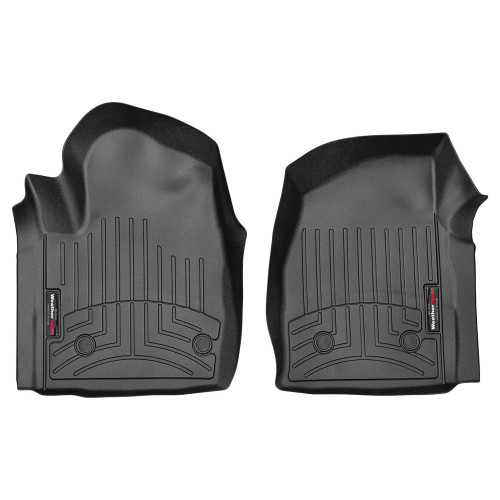 Floor Liner - Front - Plastic - Black / Textured - Regular Cab - GM Fullsize Truck 2019-20 - Pair