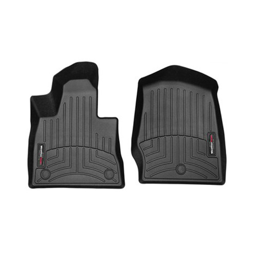 Floor Liner - HP - Front - Plastic - Black / Textured - Ford Midsize SUV 2020 - Pair