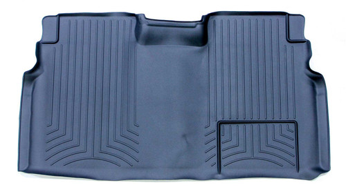 Floor Liner - 2nd Row - Plastic - Black / Textured - Super Crew - Ford Fullsize Truck 2009-13 - Each