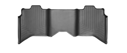 Floor Liner - 2nd Row - Plastic - Black / Textured - Crew / Mega Cab - Dodge Ram Fullsize Truck 2009-13 - Each