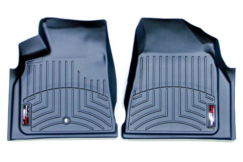 Floor Liner - Front - Plastic - Black / Textured - GM Midsize SUV 2008-13 - Pair