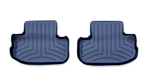 Floor Liner - 2nd Row - Plastic - Black / Textured - Chevy Camaro 2010-13 - Pair