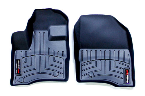 Floor Liner - Front - Plastic - Black / Textured - Ford / Lincoln 2010-13 - Pair
