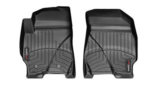 Floor Liner - Front - Plastic - Black / Textured - Ford Compact SUV 2009-12 - Pair