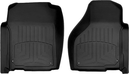 Floor Liner - HP - Front - Plastic - Black / Textured - Dodge Ram Fullsize Truck 2012-21 - Pair