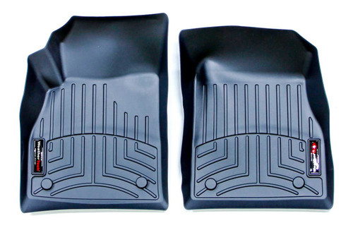 Floor Liner - Front - Plastic - Black / Textured - Chevy Cruze 2011-14 - Pair