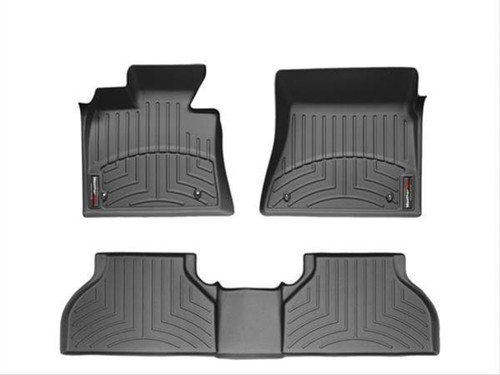 Floor Liner - Front / 2nd Row - Plastic - Black / Textured - GM Compact SUV 2013-16 - Kit