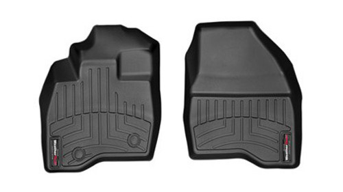 Floor Liner - Front - Plastic - Black / Textured - Ford Fullsize SUV 2015 - Pair