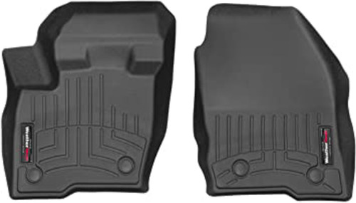 Floor Liner - Front - Plastic - Black / Textured - Lincoln MKX 2016-19 - Pair