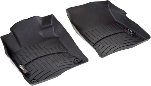 Floor Liner - Front - Plastic - Black / Textured - Honda Civic 2016-21 - Pair