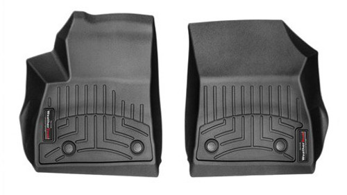 Floor Liner - Front - Plastic - Black / Textured - Chevy Cruze 2016-17 - Pair