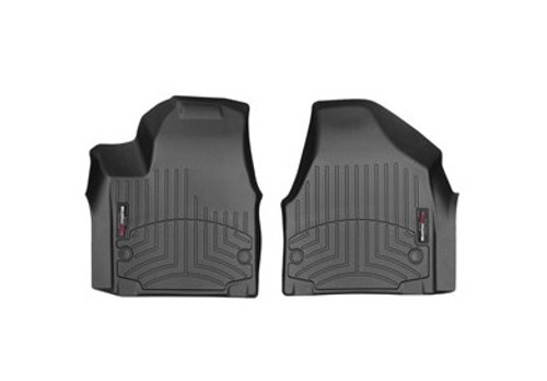 Floor Liner - Front - Plastic - Black / Textured - Chrysler Pacifica 2017 - Pair