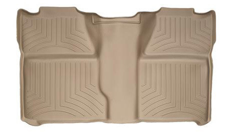 Floor Liner - 2nd Row - Plastic - Tan / Textured - Crew Cab - GM Fullsize Truck 2007-14 - Each