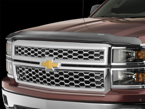 Bug Deflector - Stone and Bug Deflector - Screw-On - Plastic - Dark Smoke - GM Fullsize Truck 2019-22 - Each