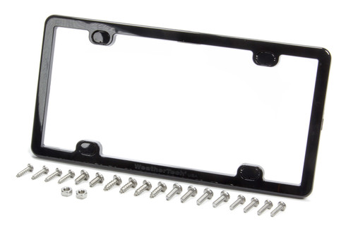 License Plate Frame - Plastic - Black - Each