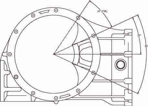 Center Section - Sprint - Quick Change - Aluminum - Natural - 10 in Ring Gear - Each