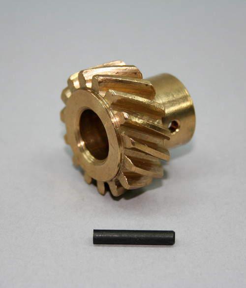 Distributor Gear - 0.500 in Shaft - Bronze - Natural - Small Block Ford - Each
