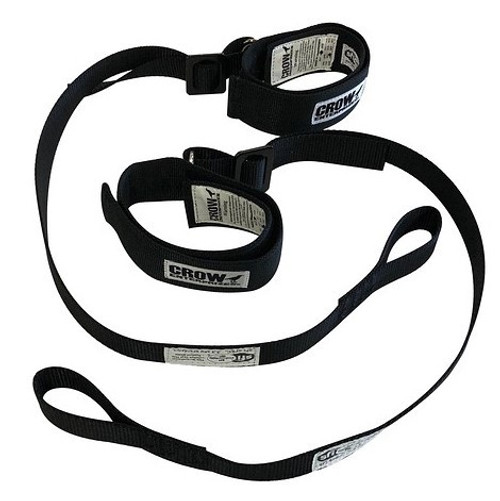 Arm Restraint Harness - SFI 3.3 - Individual Straps - 2 in Wide Cuffs - Nylon - Black - Adult - Kit